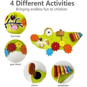 Colorful Crocodile Wall Game
